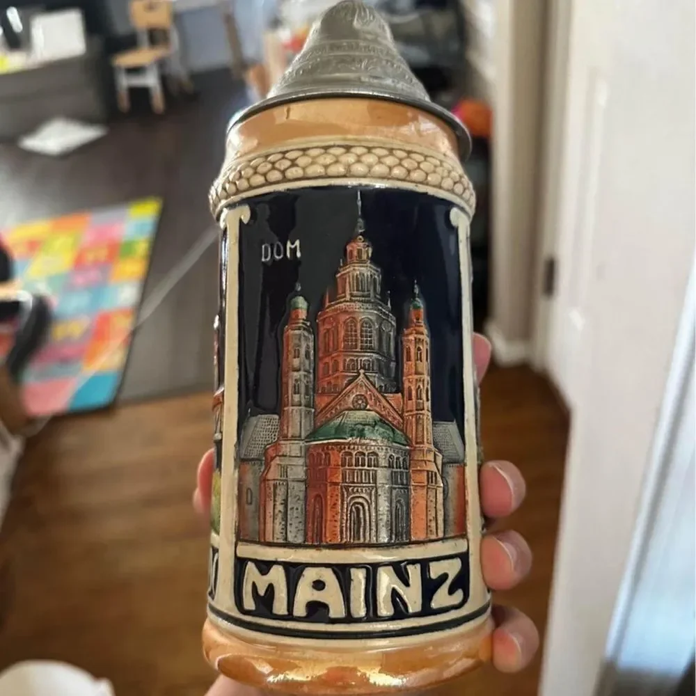 Antique German beer stein